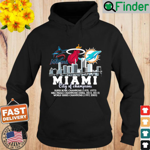 Miami City Of Champions Hoodie