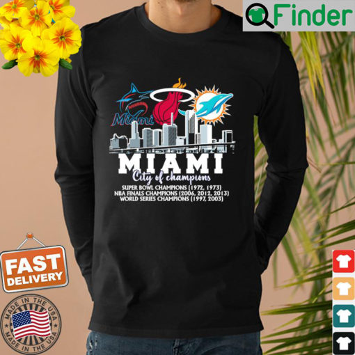 Miami City Of Champions Sweatshirt