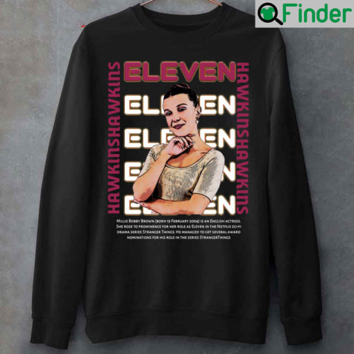 Millie Or Eleven Stanger Things Main Cast Sweatshirt