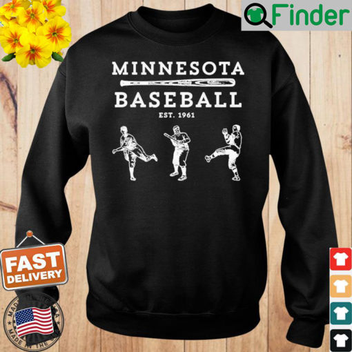 Minnesota Baseball Twin Cities Fan Retro Sweatshirt