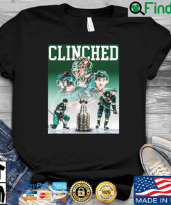 Minnesota Wild Trophy 2022 Clinched Stanley Cup Playoffs Shirt