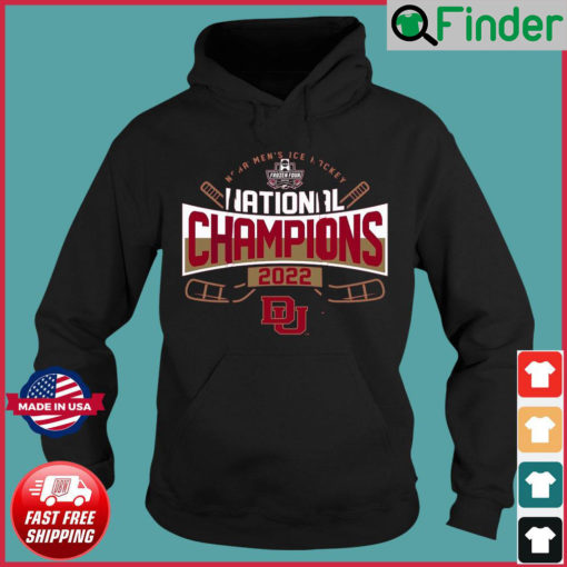 NCAA Mens Ice Hockey National Champions 2022 University of Denver Hoodie