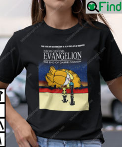 Neon Genesis Evangelion The End Of Garfieldgelion Shirt