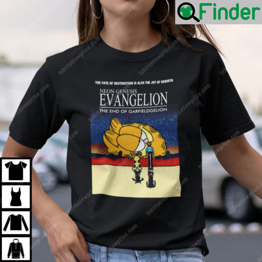 Neon Genesis Evangelion The End Of Garfieldgelion Shirt