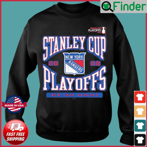 New York Rangers 2022 Stanley Cup Playoffs Wraparound Sweatshirt