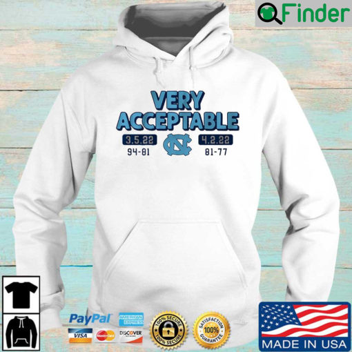 North Carolina Basketball Very Acceptable Hoodie