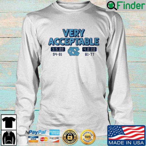 North Carolina Basketball Very Acceptable Sweatshirt