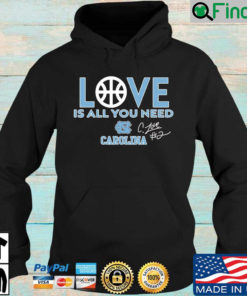North Carolina Tar Heels Love Is All You Need Carolina Signature Hoodie