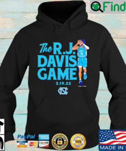 North Carolina Tar Heels R.J. Davis game 3 19 22 Hoodie