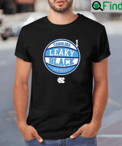 North Carolina tar heels leaky black 1 basketball T Shirt