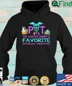 Nursing logo PIT the easter bunnys favorite physical therapist Easter Day Hoodie