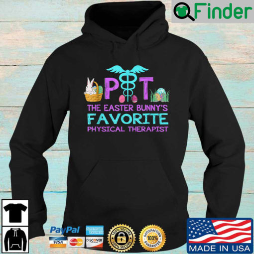 Nursing logo PIT the easter bunnys favorite physical therapist Easter Day Hoodie