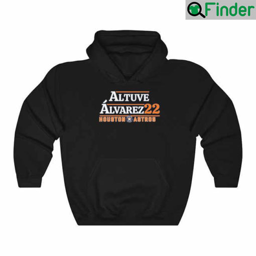 Official Altuve Alvarez 22 Houston Astros Hoodie