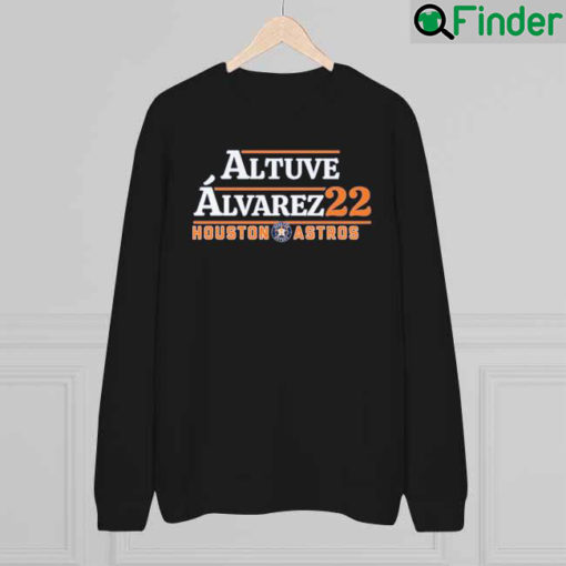 Official Altuve Alvarez 22 Houston Astros sweatshirt