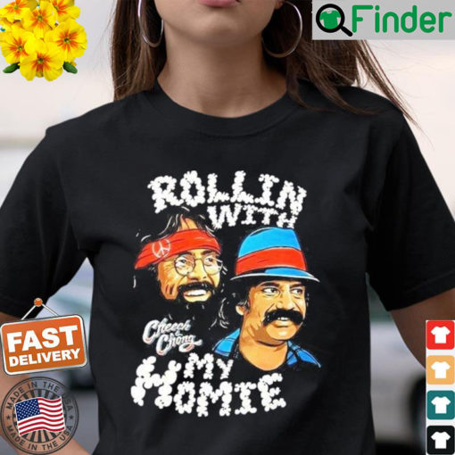 Official Cheech Chong Rollin With My Homie T Shirt