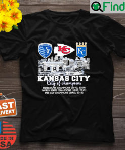 Official Kansas City Of Champions T Shirt
