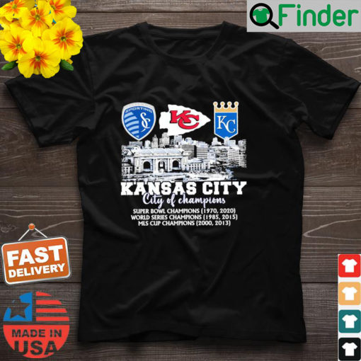 Official Kansas City Of Champions T Shirt