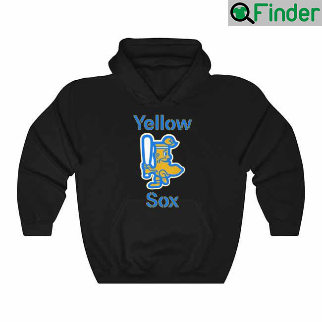 red sox hoodie yellow