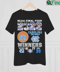 Official NCAA Final Four 2022 Carolina Tar Heels Winners 81 77 Duke shirt