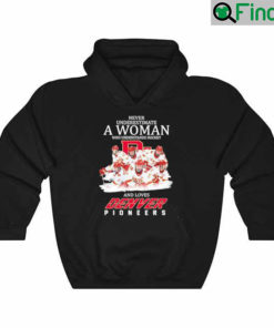 Official Never Underestimate An Woman Who Understands Hockey And Love Denvver Pioneers Hoodie