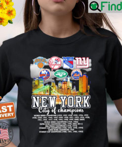 Official New York City Of Champions World Series Champions Shirt