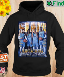 Official SLAM Memphis Grizzlies Molded By The Dark Shining In The Light Hoodie