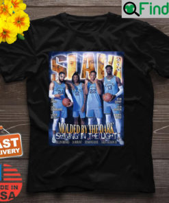 Official SLAM Memphis Grizzlies Molded By The Dark Shining In The Light Shirt