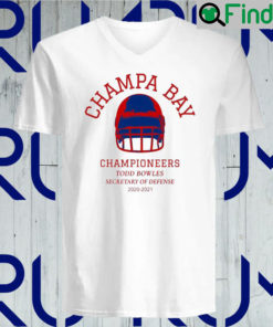 Official Todd Bowles Champa Bay Buccaneers Defense Coordinator Shirt