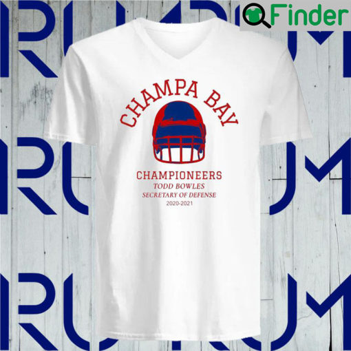 Official Todd Bowles Champa Bay Buccaneers Defense Coordinator Shirt