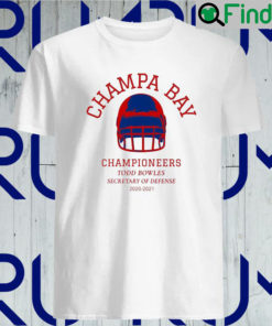 Official Todd Bowles Champa Bay Buccaneers Defense Coordinator T Shirt