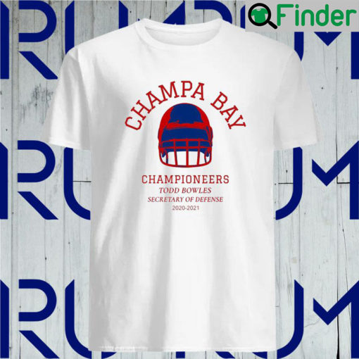 Official Todd Bowles Champa Bay Buccaneers Defense Coordinator T Shirt