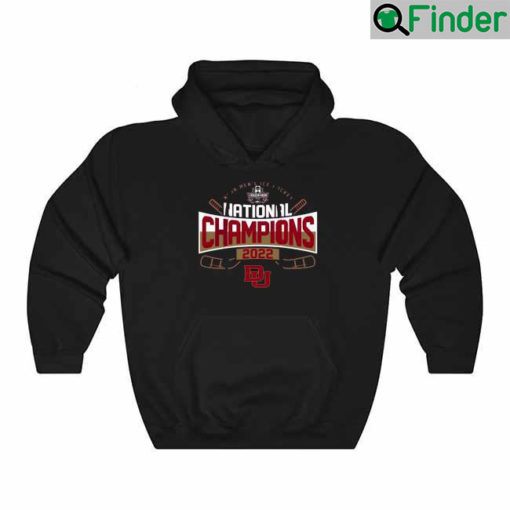 Official nCAA Mens Ice Hockey National Champions 2022 Denver Pioneers Hoodie