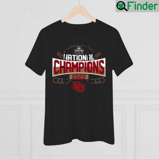 Official nCAA Mens Ice Hockey National Champions 2022 Denver Pioneers Shirt