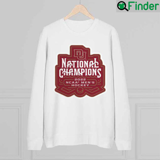 Original frozen Four Denver Pioneers 2022 NCAA Mens Ice Hockey National Champions Official Puck Sweatshirt