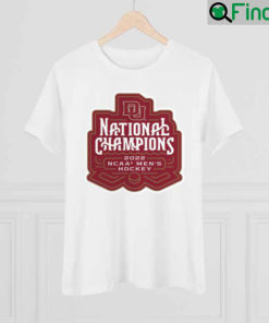 Original frozen Four Denver Pioneers 2022 NCAA Mens Ice Hockey National Champions Official Puck T Shirt