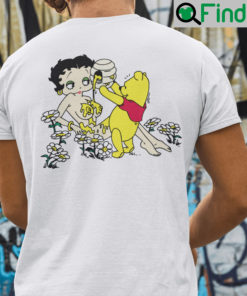 Pooh Pouring Honey On Betty Boop Shirt Winnie The Pooh