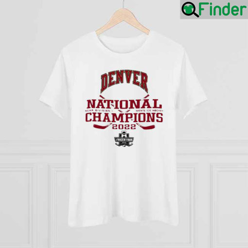 Premium denver Pioneers Champion 2022 NCAA Mens Ice Hockey National Champions Locker Room T Shirt