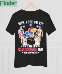 Premium win Lose Or The I Am A Kansas Jayhawks Fan Now And Forever signatures shirt