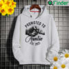 Promoted to auntie est 2022 new auntie Hoodie