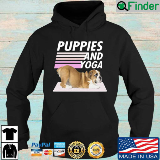 Puppies And Yoga Hoodie