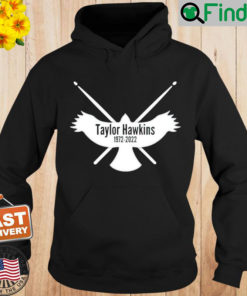 R.I.P. Taylor Hawkins Legendary Foo Fighters Drummer Drumsticks Logo 1972 2022 Hoodie