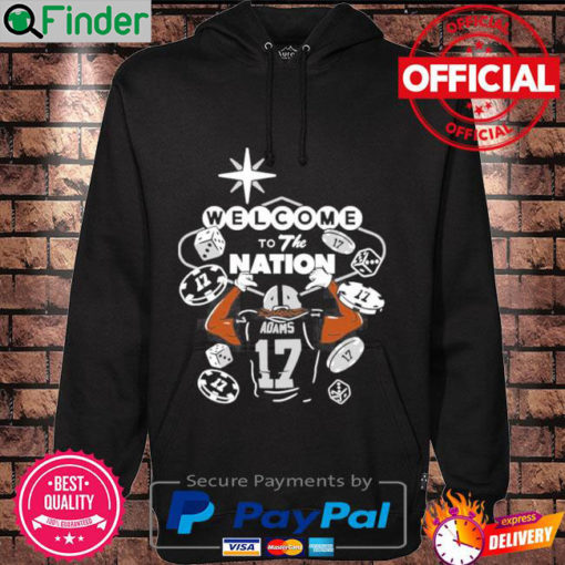 Raider Cody Davante Adams Warriors World Shop Welcome To Raider Nation Adams 17 Hoodie