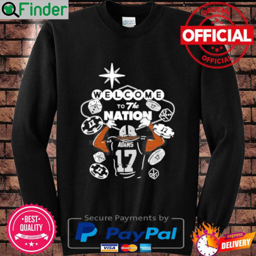 Raider Cody Davante Adams Warriors World Shop Welcome To Raider Nation Adams 17 Long Sleeve