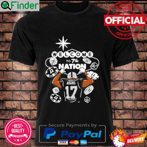 Raider Cody Davante Adams Warriors World Shop Welcome To Raider Nation Adams 17 Shirt