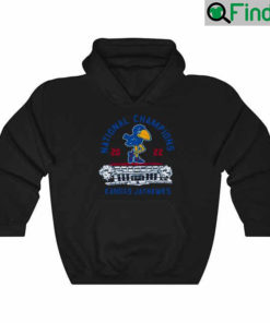 Rally Jayhawks 2022 National Champions Fieldhouse Short Sleeve Hoodie