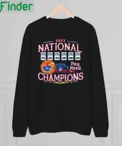 Rally Kansas Jayhawks 6x 2022 National Champions Banners sweatshirt 1