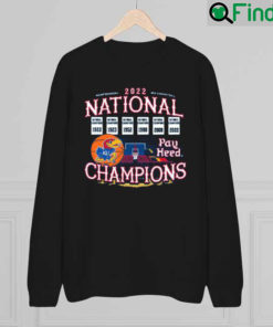Rally Kansas Jayhawks 6x 2022 National Champions Banners sweatshirt