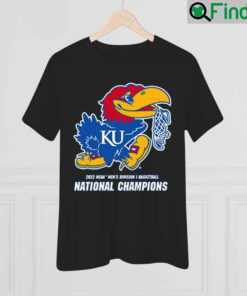 Rally Kansas Jayhawks Blue 2022 National Champions Cut The Net shirt