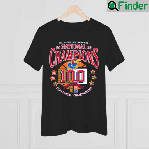 Rally Kansas Jayhawks Womens 2022 National Champions Centennial T Shirt