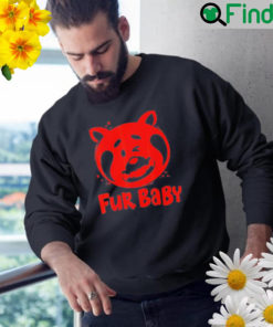 Red panda fur baby sweatshirt